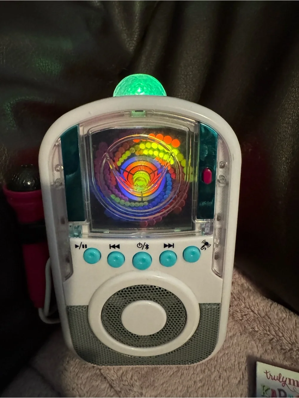 My Life Doll Karaoke machine lights up & microphone works